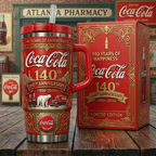 Cola 140TH Anniversary Insulated Tumbler 30oz , Cola Tumbler 40oz🔥