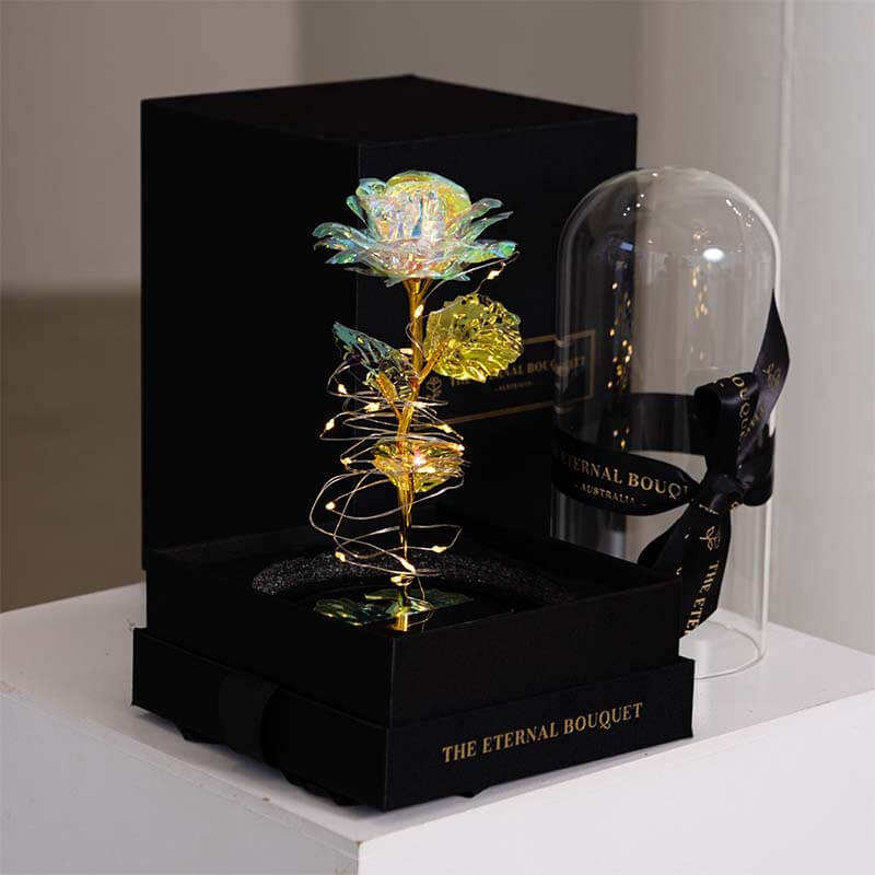 The Enchanted Galaxy Rose - White