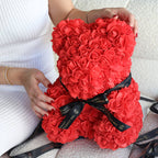 Red Eternal Rose Bear (40cm)