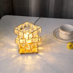 📚Diamond Crystal Geometric Cube LED Table Lamp Decorative Night Light Mood Lighting🏆