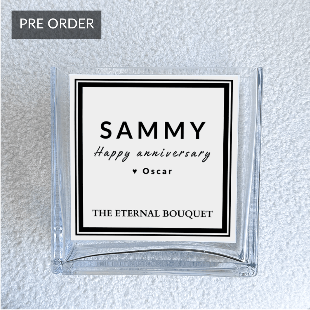 Personalised Glass Vase [VASE ONLY]