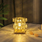 📚Diamond Crystal Geometric Cube LED Table Lamp Decorative Night Light Mood Lighting🏆
