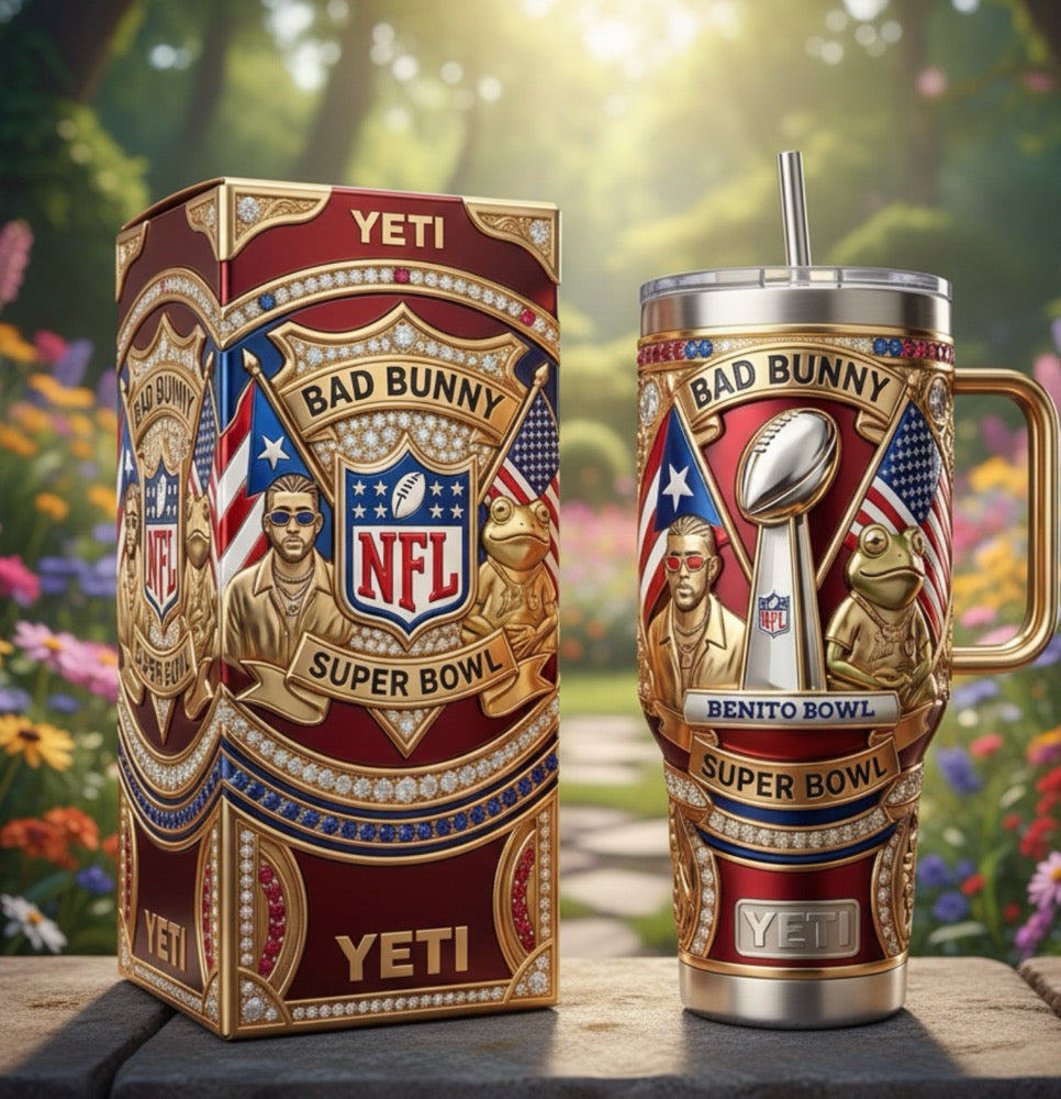 Bad Bunny "Benito Bowl" Limited-Edition YETI Tumbler🔥