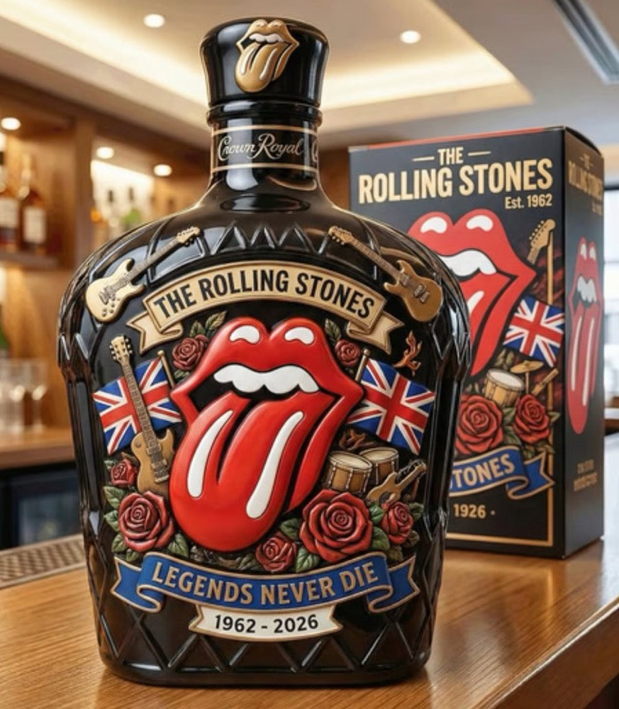 The Rolling Stones – Legends Never Die | Limited Collector’s Edition Bottle🔥