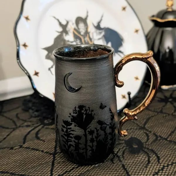 🔥Last Day 49% OFF - 🌙☕Gothic Moon Mug🔥🔥