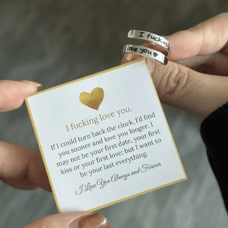 🔥Last Day 49% OFF -🌟❤️ I Fvcking Love You Ring – a daily reminder gift for your beloved💍🔥