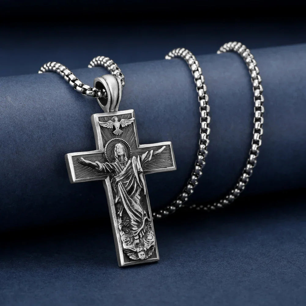 Ascension Cross Necklace - Thank you for your love and forgivness