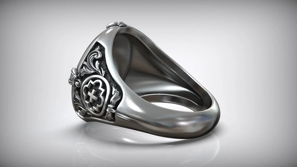 S925K Silver St. Peter's Key to Heaven Ring