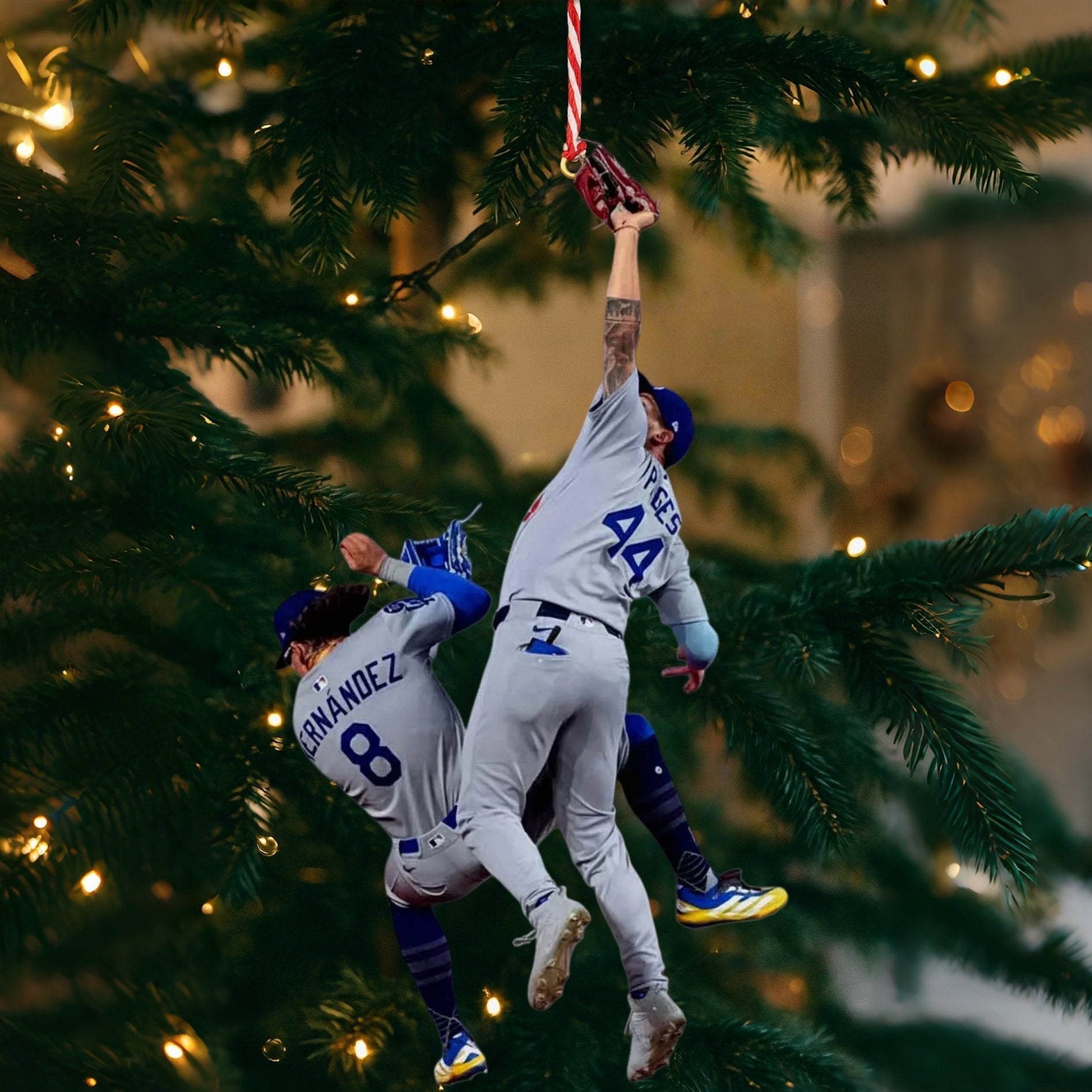 World Series Game 7 Andy Pages Catch Ornament ✨️