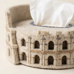 🏛️Colosseum-Inspired Felt Tissue Box – Modern Minimalist Design🔥