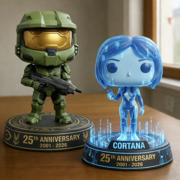 Halo 25th Anniversary Master Chief & Cortana Collector Figures – Limited Edition💋