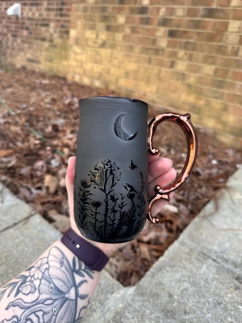 🔥Last Day 49% OFF - 🌙☕Gothic Moon Mug🔥🔥