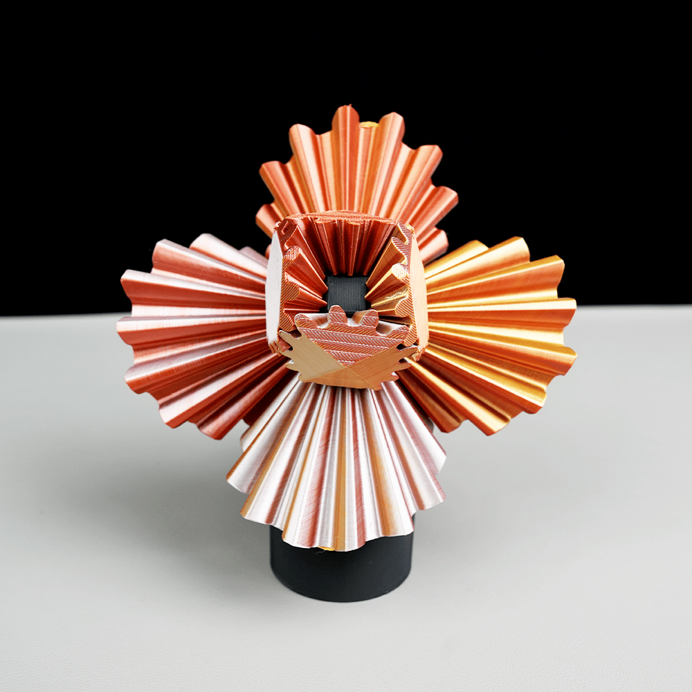 🔥3D Printed Electric Rotating Gear Ball💋