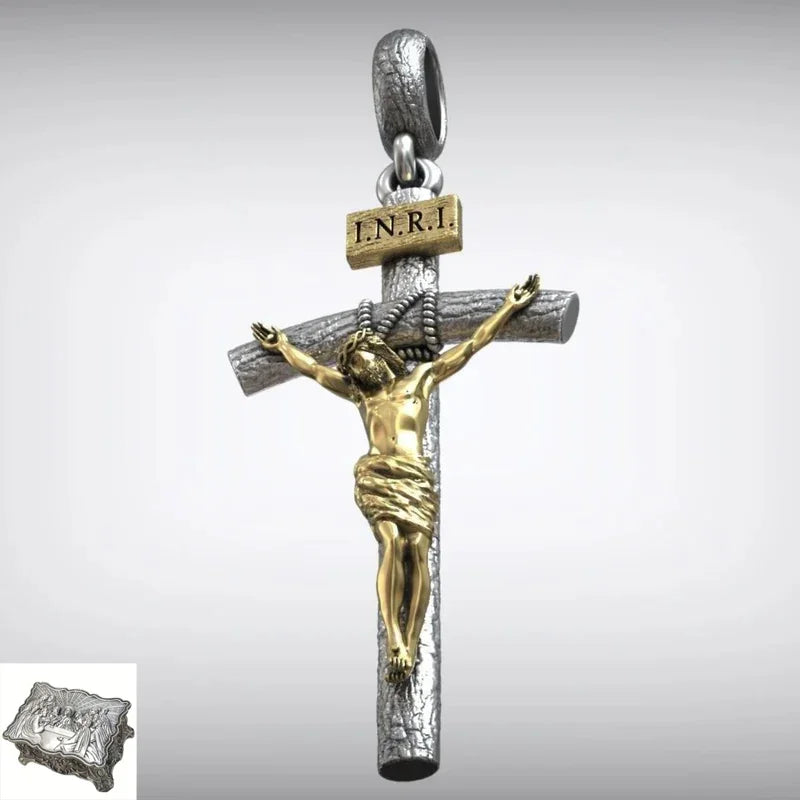 BGCOPPER S925K Silver Crucifix of Jesus Christ: A Timeless Masterpiece of Faith and Art