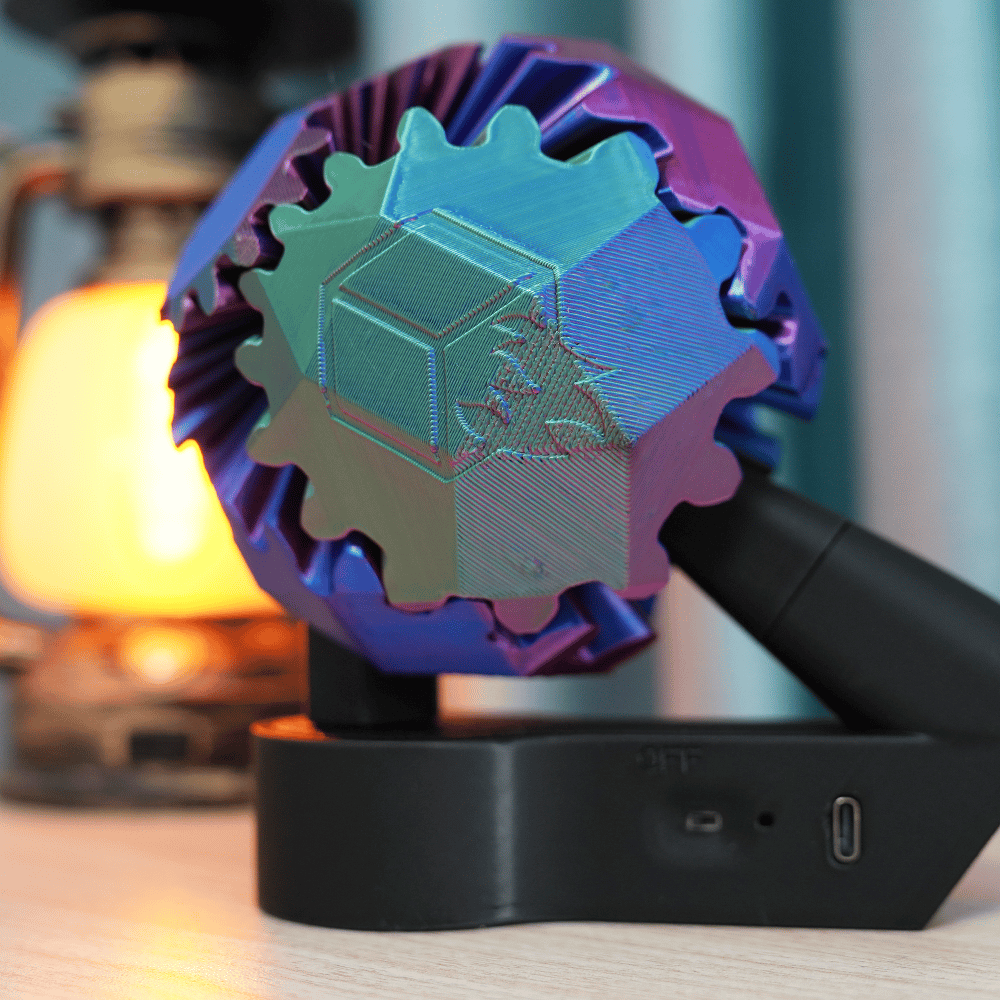 🔥3D Printed Electric Rotating Gear Ball💋