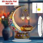 🌙Islamic Elegant Crescent Moon & Lantern Desktop Ornament💋