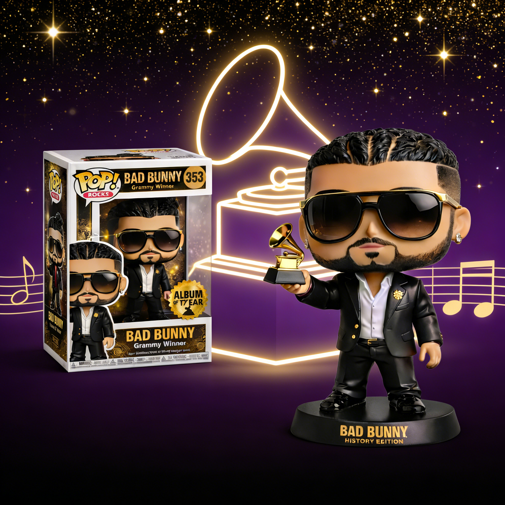 Bad Bunny Grammy Winner Funko Pop! - Exclusive Album of the Year Collectible Figure🔥🔥