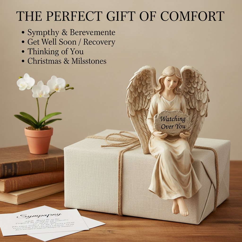 💫Guardian Angel Shelf Sitter – A Gentle Symbol of Love and Protection🏆