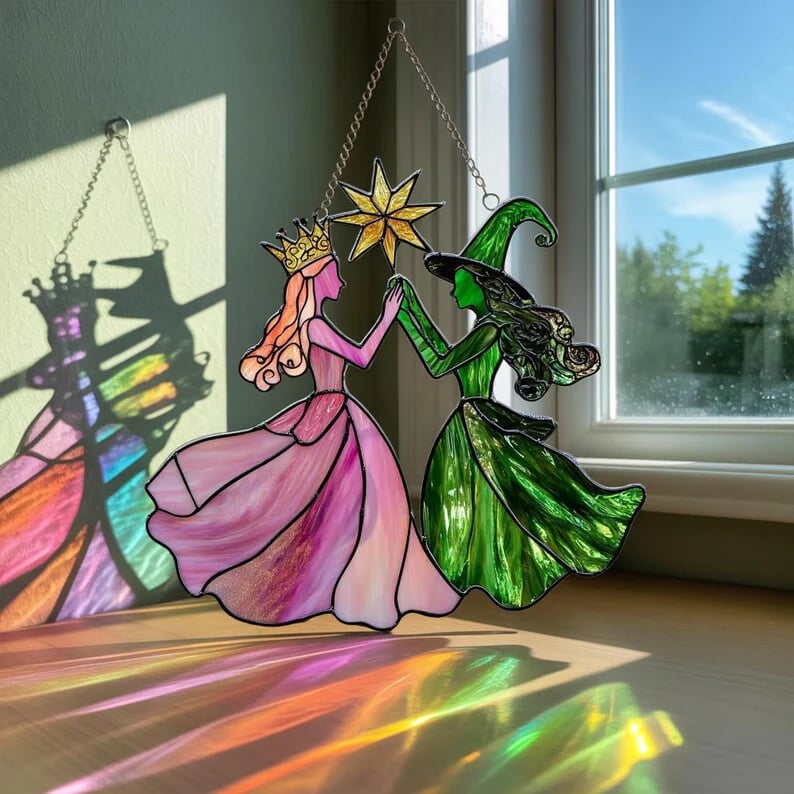 🔮Princess & Witch Colorful Suncatcher💋