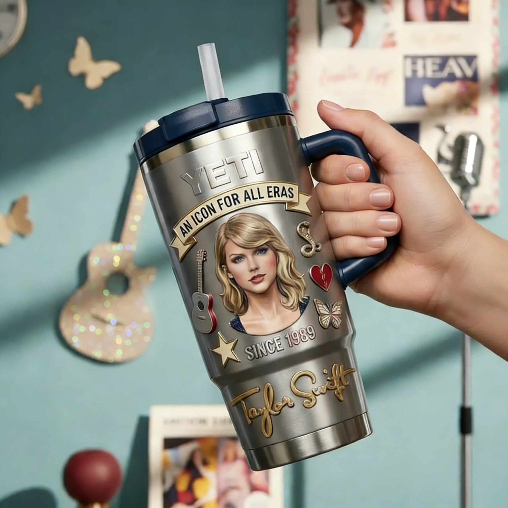 Taylor Swift An Icon for All Eras Edition Tumbler🔥