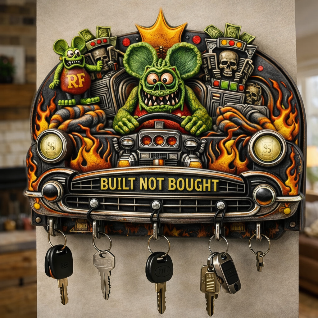 Rat Fink Garage Key Holder🔥