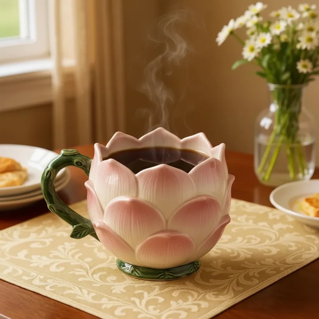 🌻Elegant Flower Mug☕🏆