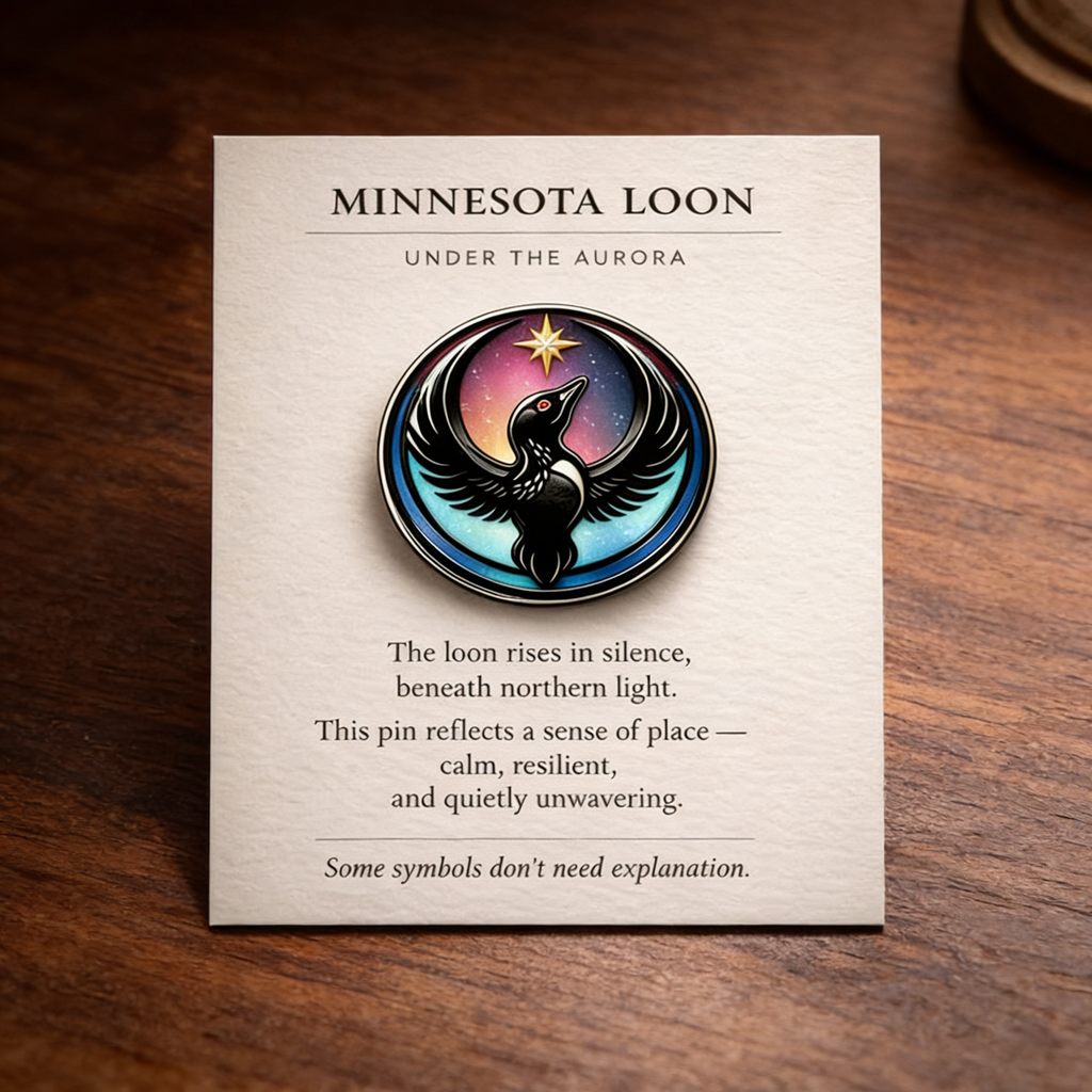 The Loon Pattern Pin🔥