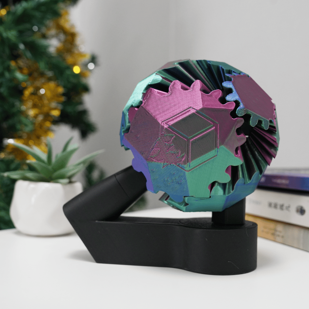 🔥3D Printed Electric Rotating Gear Ball💋