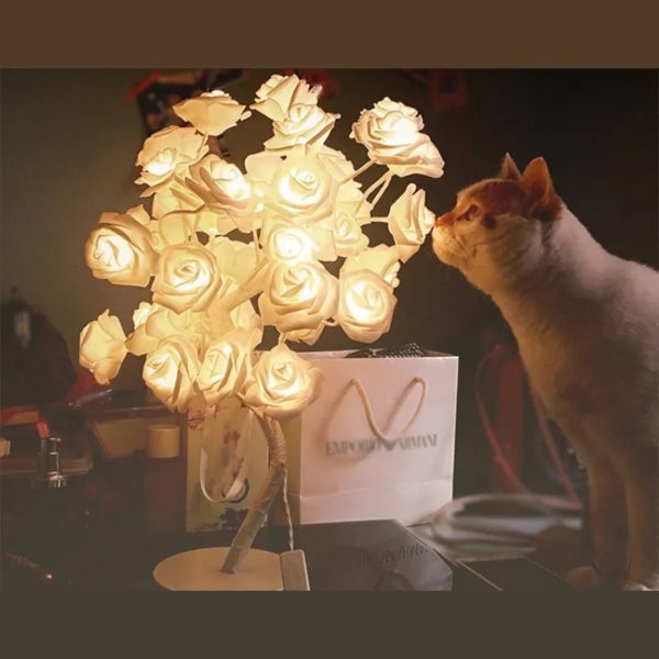 VALENTINES | Rose Tree Lamp 🌷💋