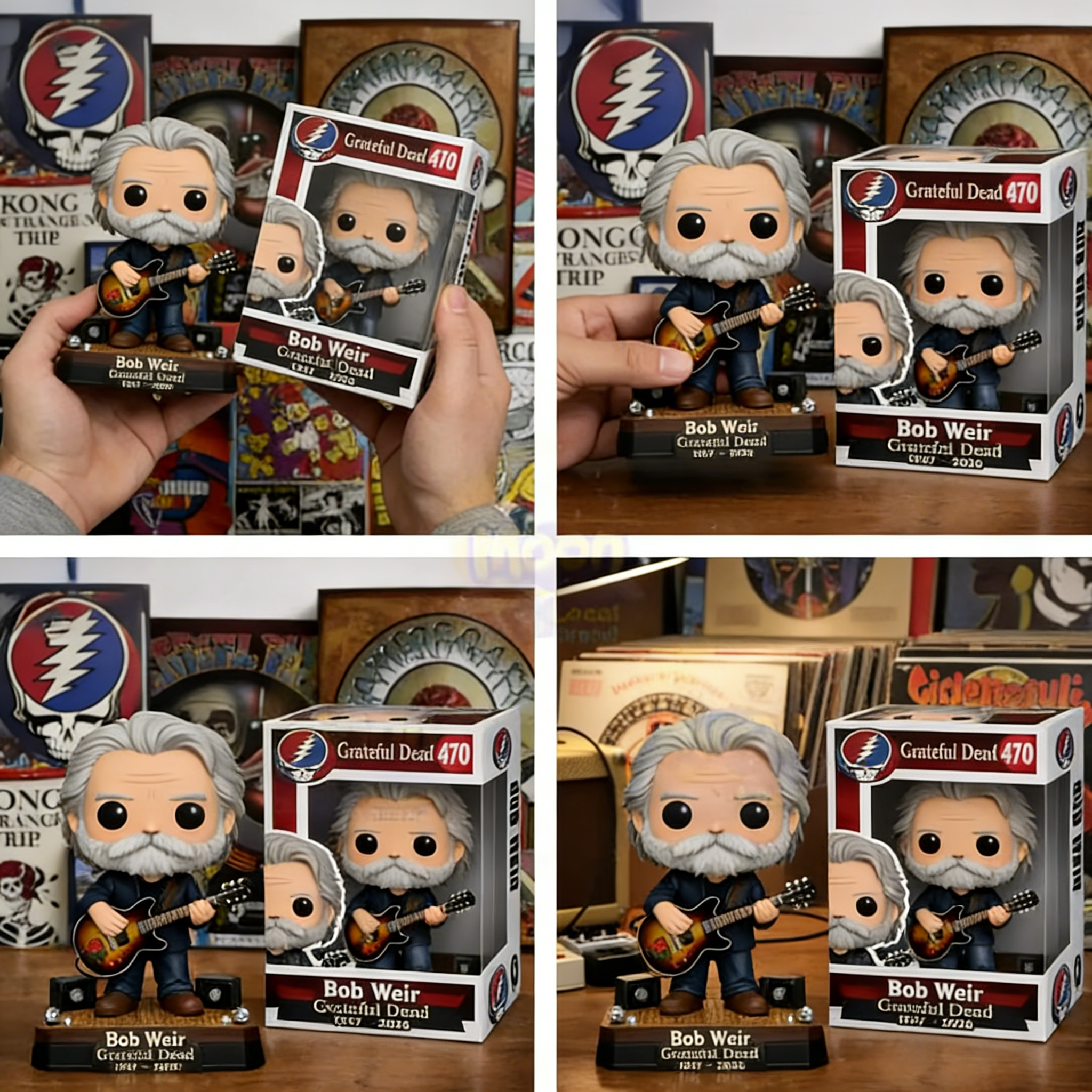 Bob Weir Grateful Dead 1947 2026 Memorial Pop Figure Vinyl🔥