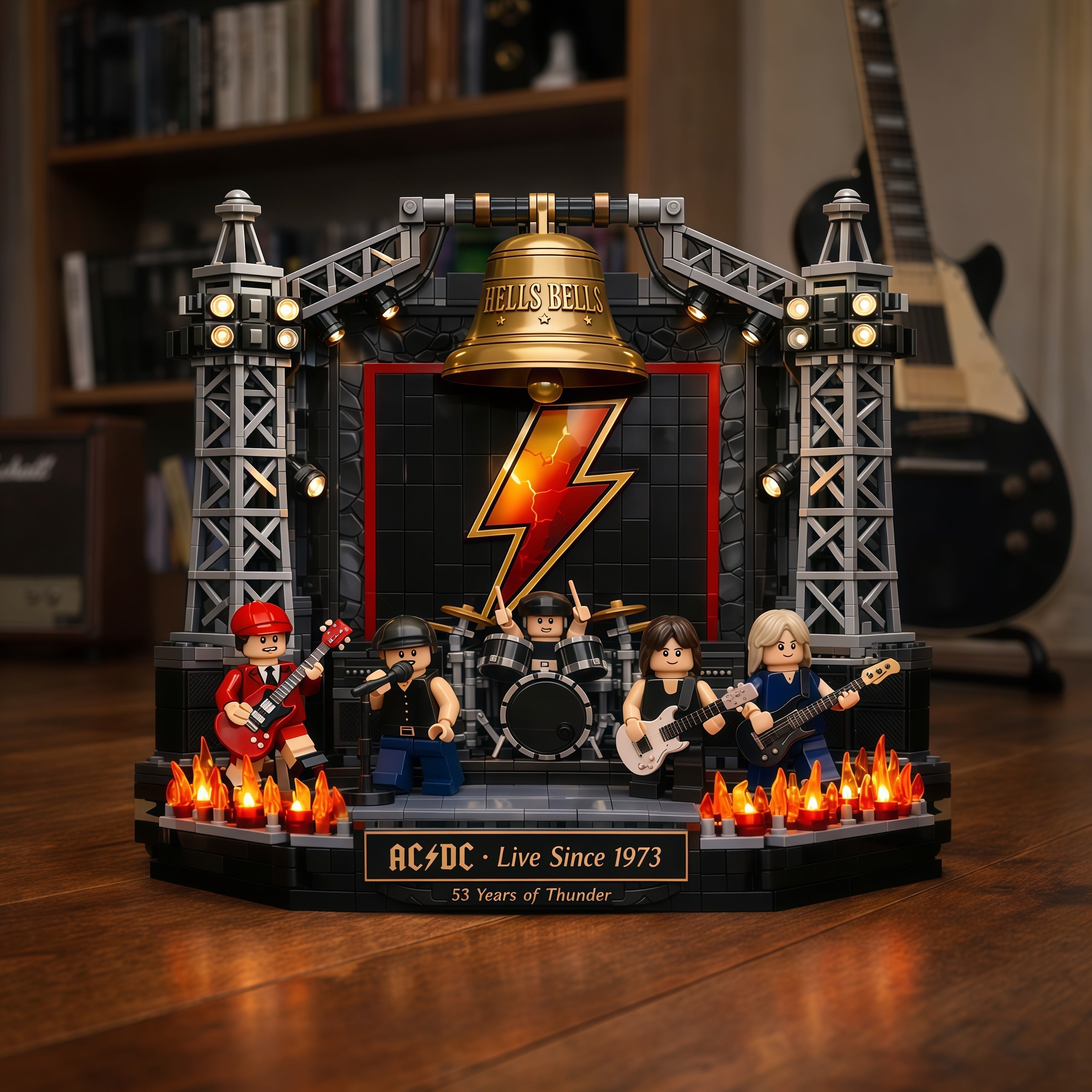 AC/DC 53rd Anniversary Performance building blocks🔥