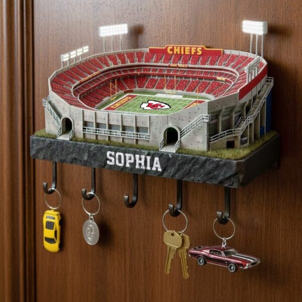 Custom Chiefs Wall Key Holder🏆