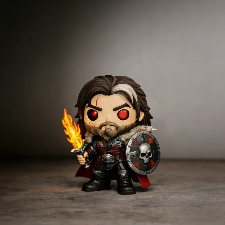 Warrior Legend – Premium Funko Pop–Style Vinyl Figure🏆