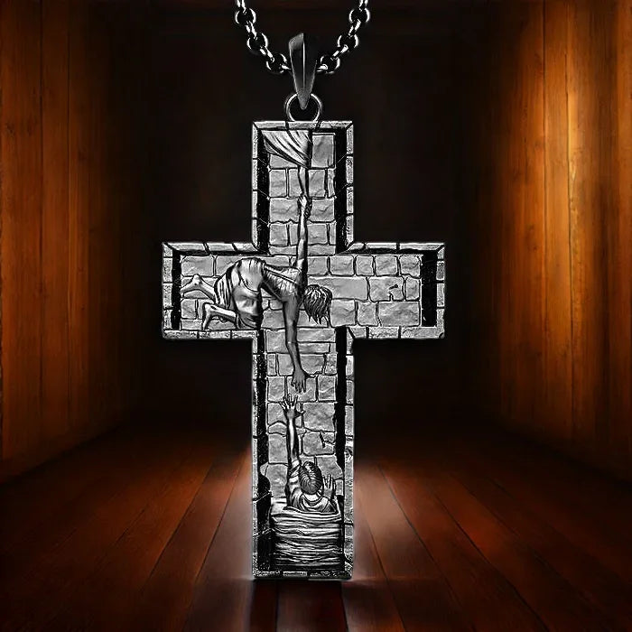 S925K Silver Savior Necklace