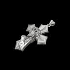 Crucifixion Prayer Necklace Madonna Prayer S925K Silver Necklace