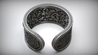 The Last Supper 925K Sterling Silver Open End Adjustable Ring