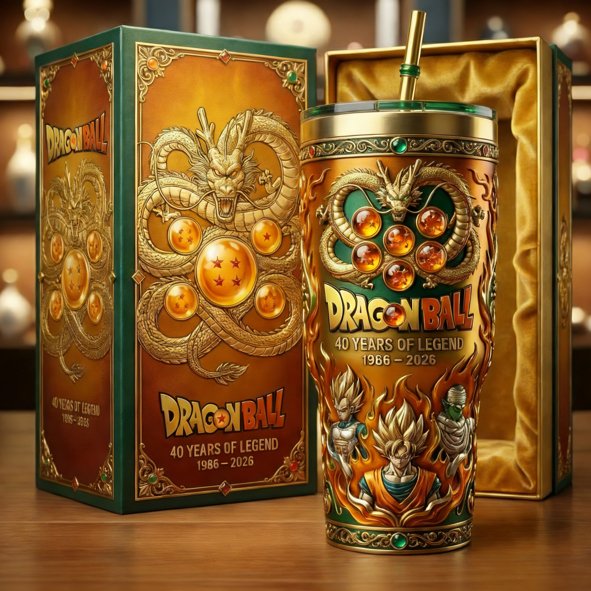 Dragon Ball 40th Anniversary Commemorative Tumbler🔥