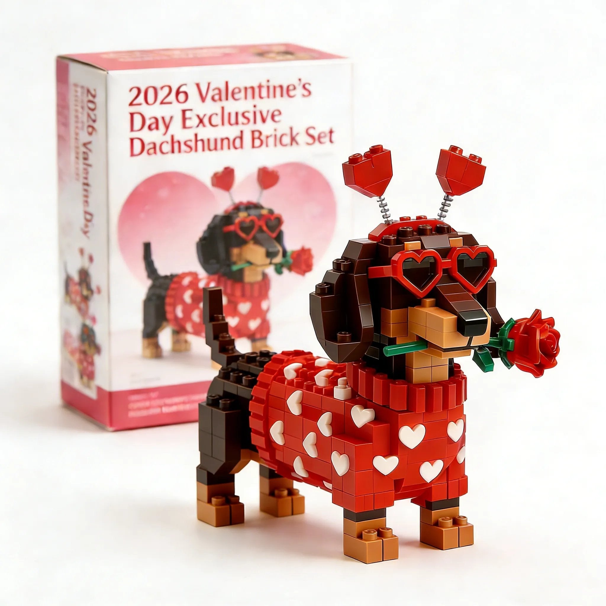 💖 2026 Valentine’s Day dog Brick Set 🐕🔥