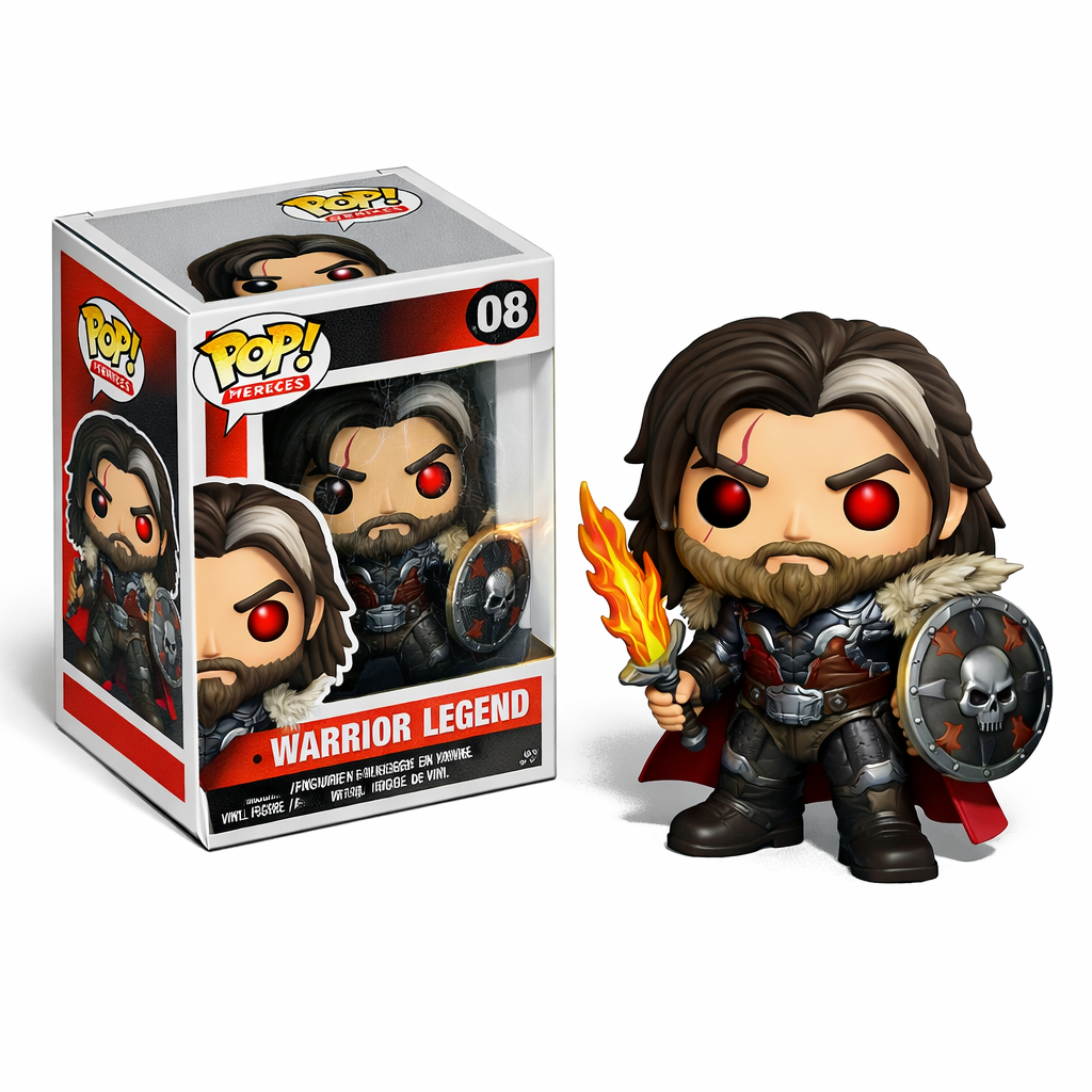 Warrior Legend – Premium Funko Pop–Style Vinyl Figure🏆