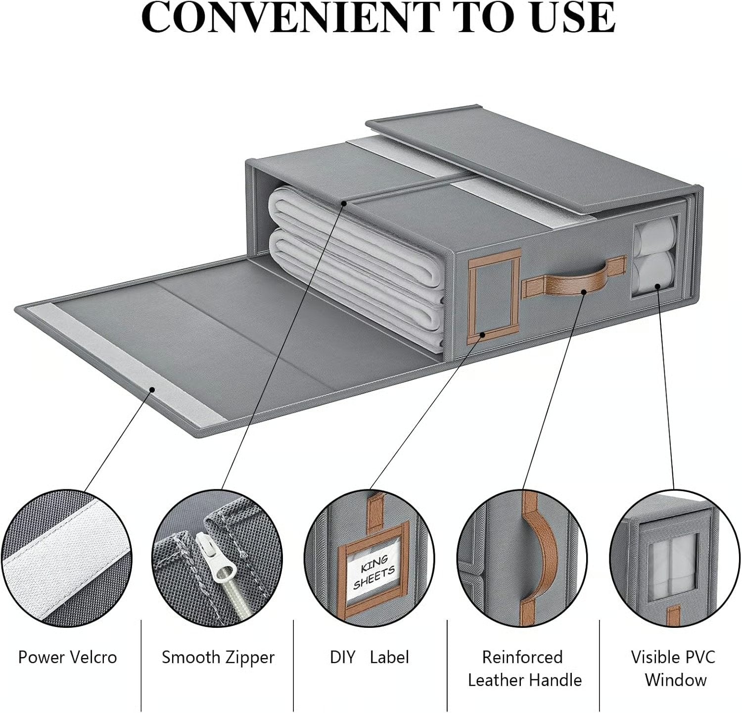 Foldable Sheet Storage Set – Keep Your Bedding Organized and Neat 🛏️✨