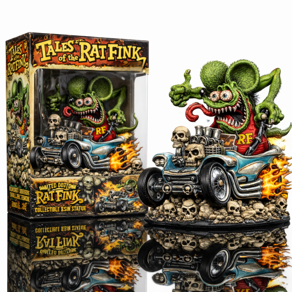 Rat Fink Skull Road Outlaw POP Collectible🔥