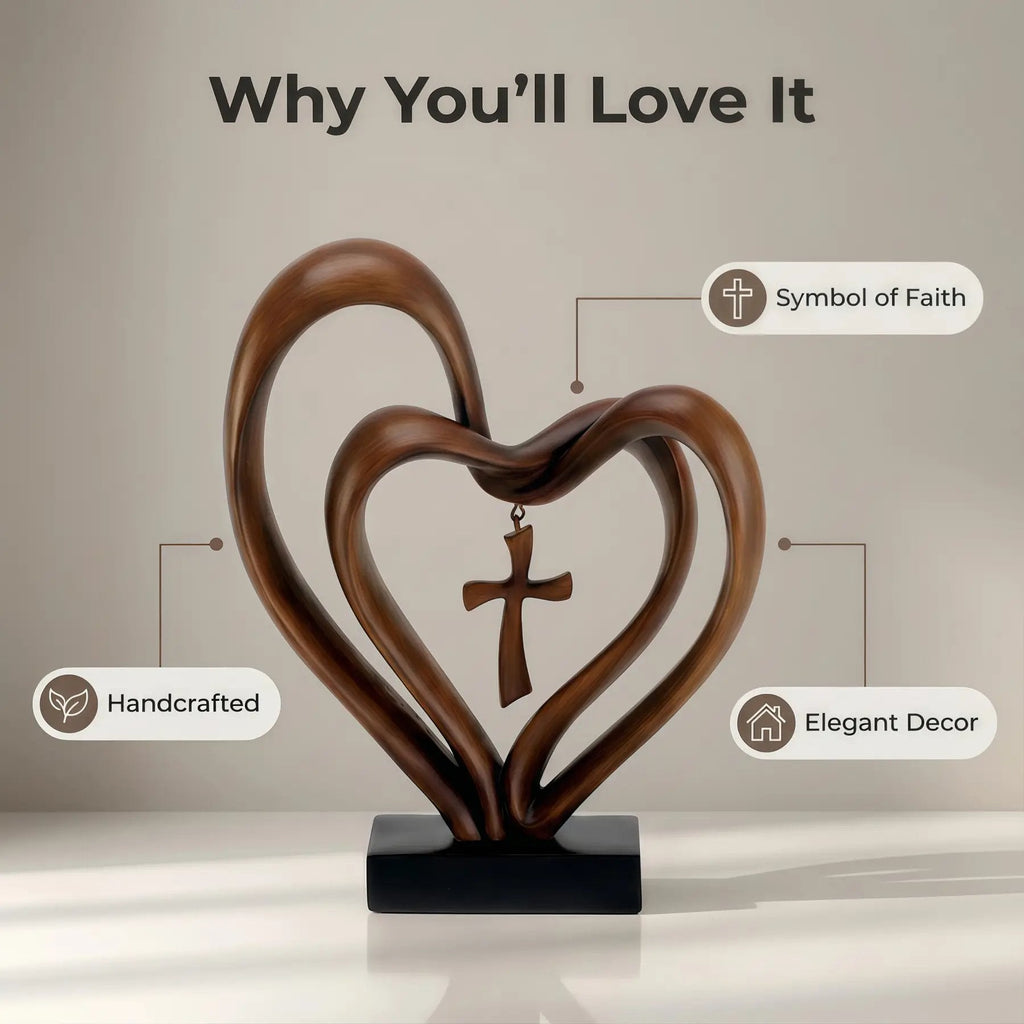 💖The Ultimate Christian Valentine's Gift-✨ A Timeless Reminder That True Love Has Three Hearts: Yours, Theirs, and God's.💋