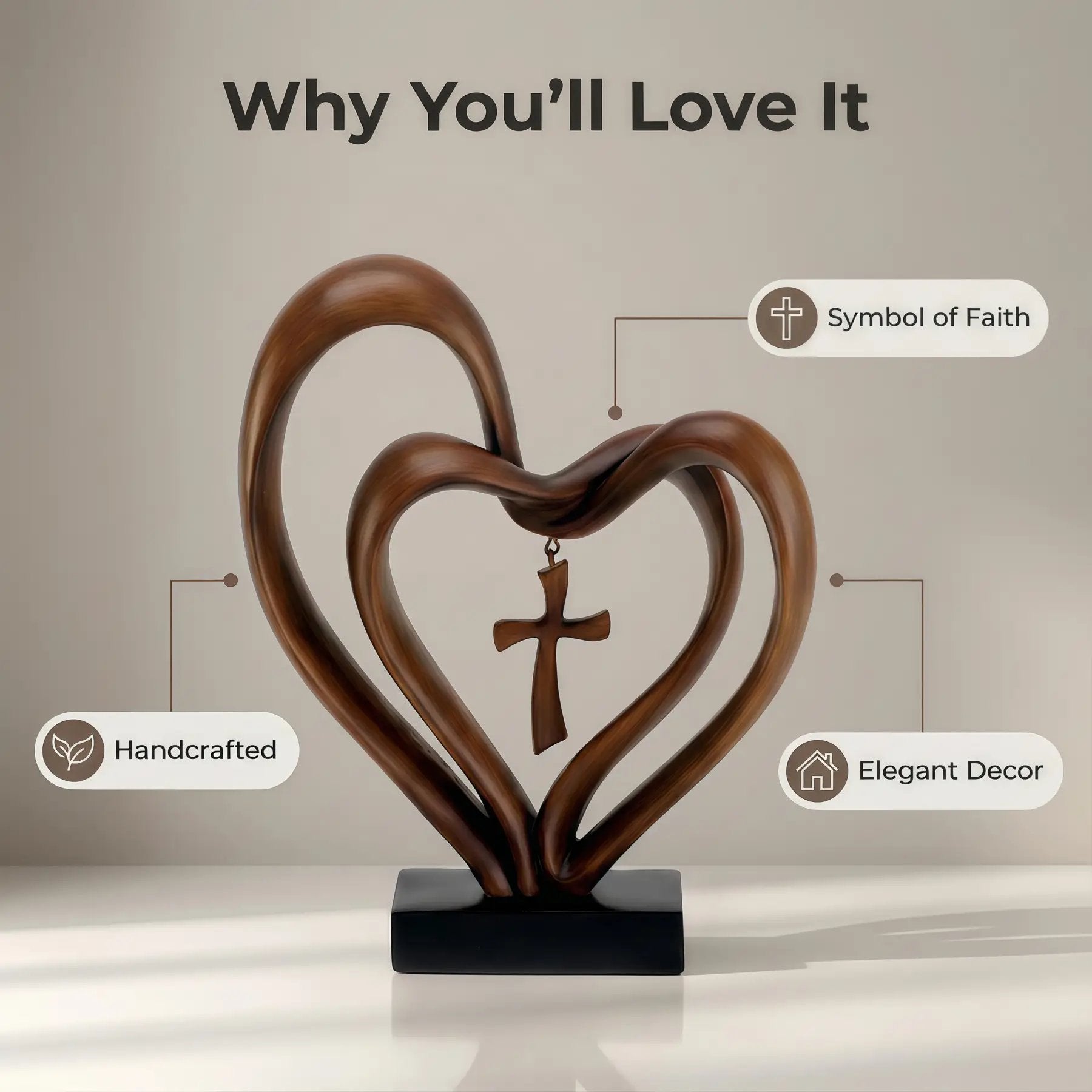 💖The Ultimate Christian Valentine's Gift-✨ A Timeless Reminder That True Love Has Three Hearts: Yours, Theirs, and God's.💋