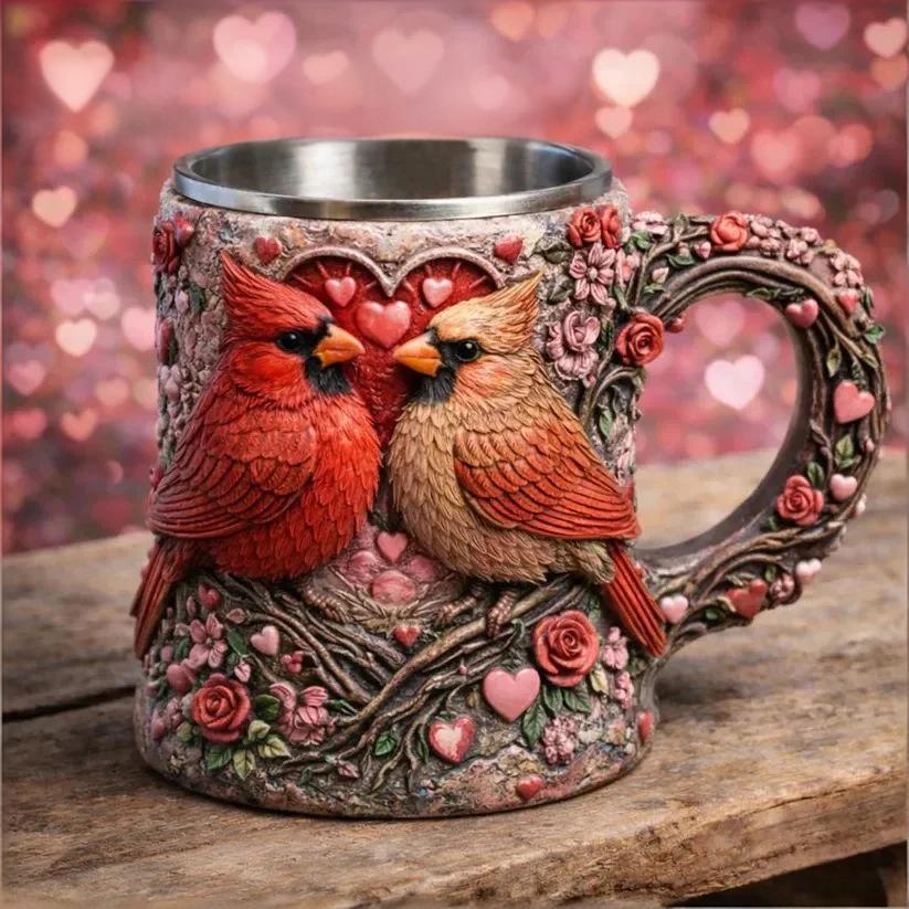 🐂🍃 3D Animal Sculpted Resin Mug💋