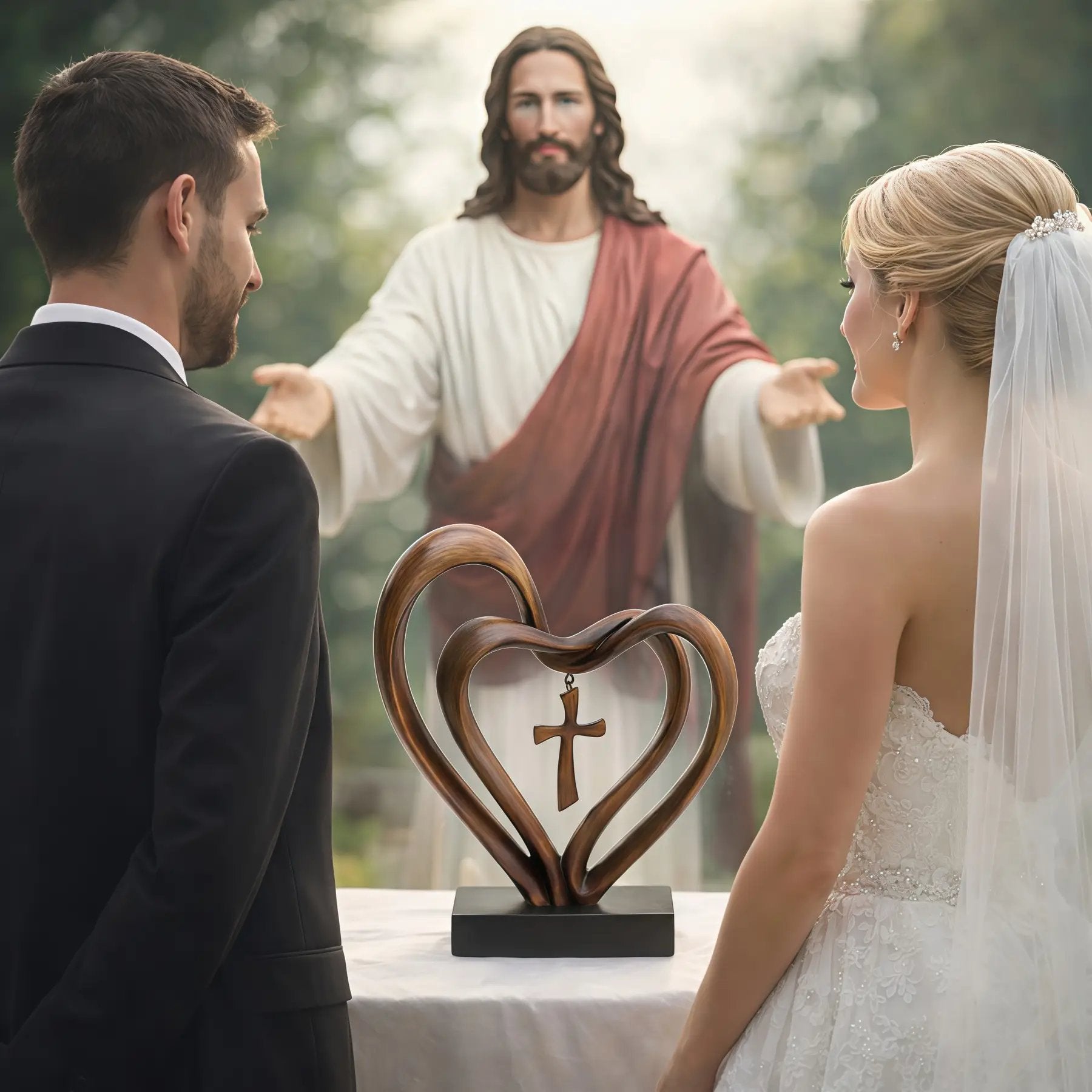 💖The Ultimate Christian Valentine's Gift-✨ A Timeless Reminder That True Love Has Three Hearts: Yours, Theirs, and God's.💋
