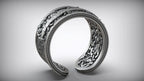 The Last Supper 925K Sterling Silver Open End Adjustable Ring