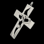 Valentine's Day Exclusive S925K Silver Cross Pendant: A Radiant Token of Love and Faith
