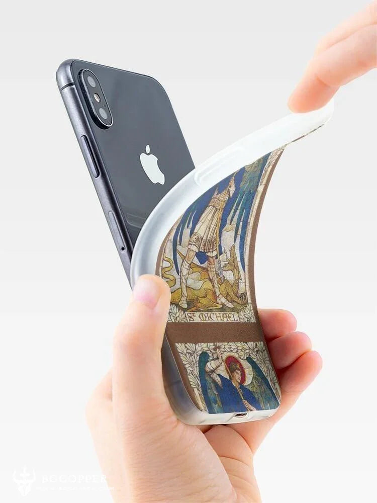 St Michael Angel Catholic Saint Archangel iPhone Case