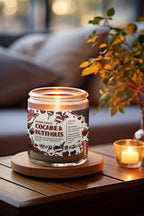 Funny Valentine’s Day Candle – Cocaine and Buttholes – Luxury Coconut & Apricot Wax, Scented or Unscented Gift for Her or Him