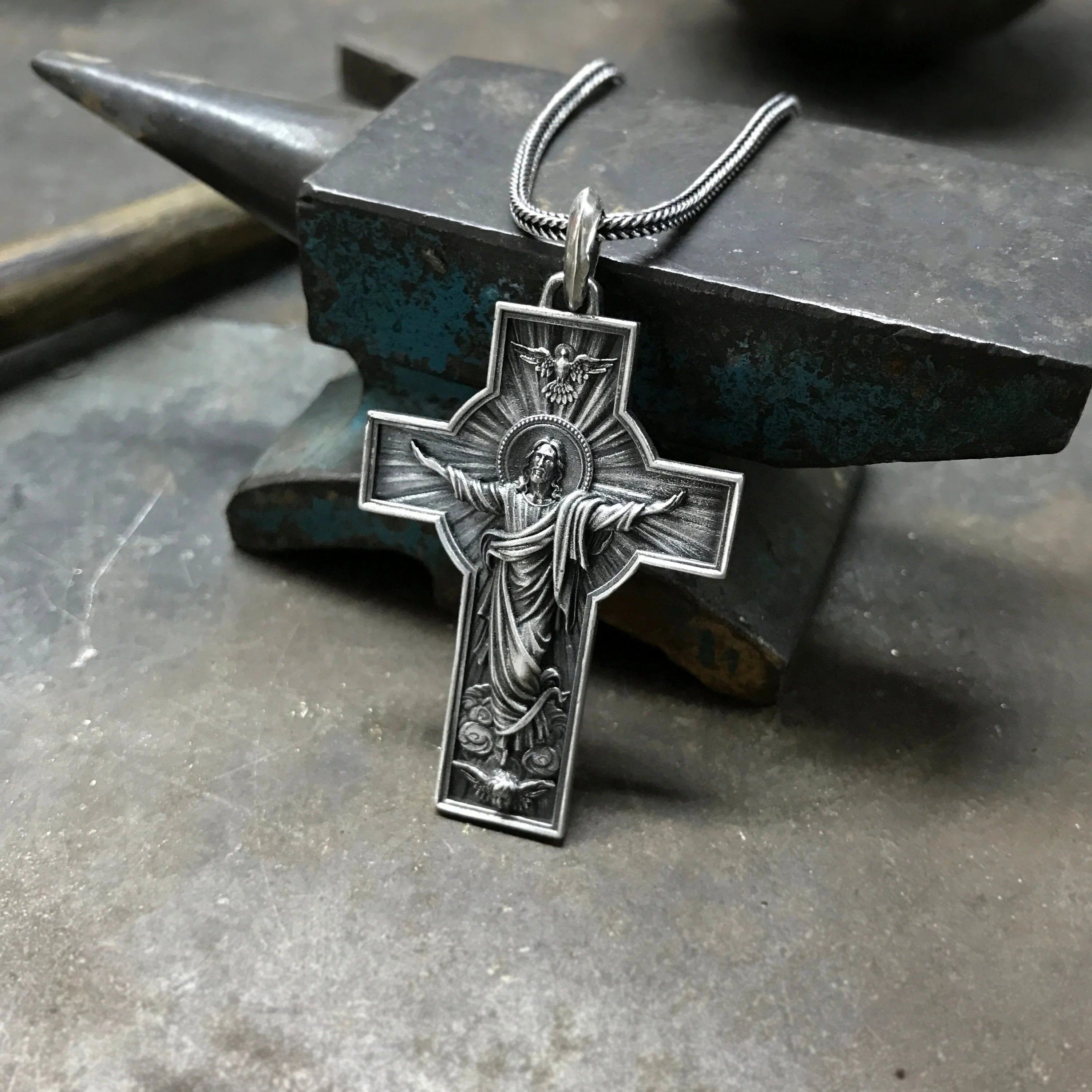 Ascension Cross Necklace - Thank you for your love and forgivness